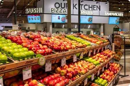 An Image of Sobeys freshly produce fruits.