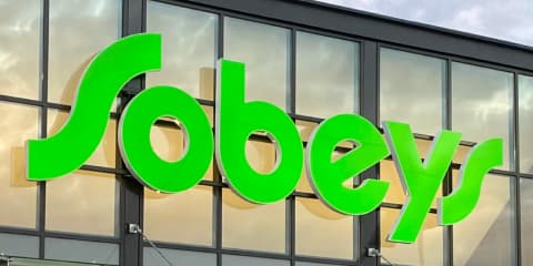 Sobeys logo outside a building